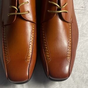 Classic Tan Leather Oxfords